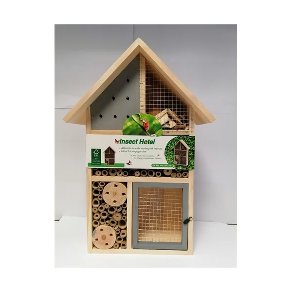 Hotel à Insectes en Bois Brut