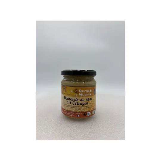 Moutarde au Miel - Estragon - Pot de 200gr