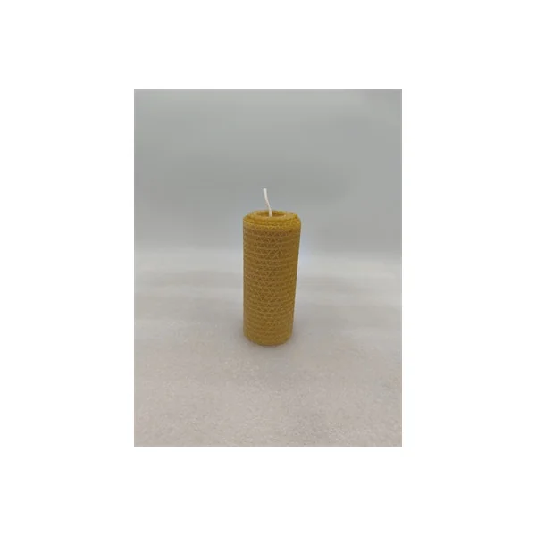 Bougie Gauffrée 100 % Cire d'Abeille 95 mm x 55 mm