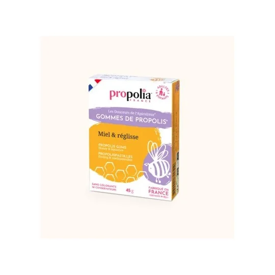 Gommes Propolis - Miel & Réglisse