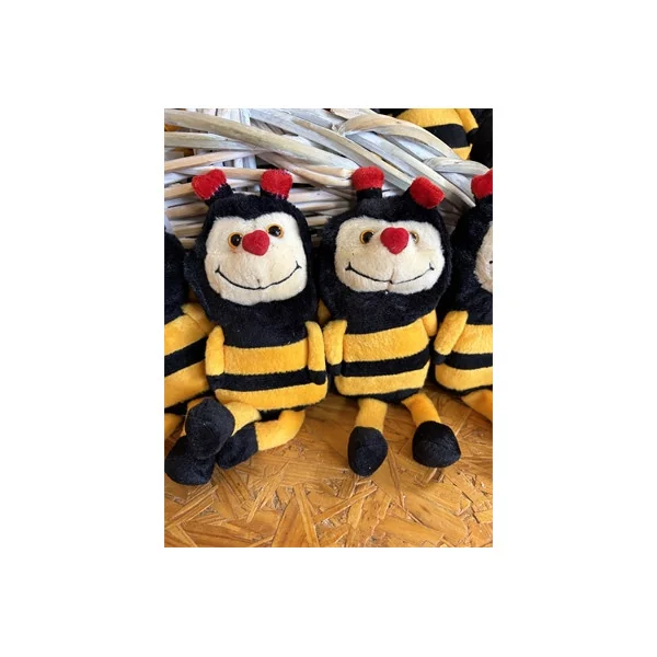 Peluche Abeille Nez Rouge 14 cm