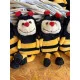 Peluche Abeille Nez Rouge 14 cm